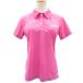  kiss mark Golf KISS MARK GOLF Golf одежда рубашка-поло L розовый короткий рукав Logo .? /YS18 #ECB009 женский 