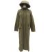  Tiara Tiara Mod's Coat милитари пальто длинный длина хаки с капюшоном . одноцветный Zip выше /SY30 #ECB009 женский 