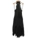  Be si- Be ji- Max Azria вечернее платье One-piece шелк XS чёрный топ на бретелях безрукавка рыба te- рубин z