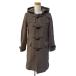 B&amp;Y United Arrows BEAUTY&amp;YOUTH красота &amp; Youth полупальто "даффл коут" шерсть . длинный капот S чай Brown /MZ #GY08