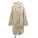  Michael Kors MICHAEL KORS Mod's Coat 4 свет бежевый одноцветный длинный рукав с капюшоном ./NP #ECD009 женский 