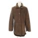  Sony a Sonia Rykiel SONIA SONIA RYKIEL искусственный мутон пальто 40 чай Brown отложной воротник длинный рукав /MN20 #GY75 женский 