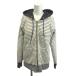B&amp;Y United Arrows BEAUTY&amp;YOUTH красота &amp; Youth Zip выше Parker двусторонний окантовка рисунок белый белый темно-синий темно-синий 