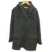  United Arrows UNITED ARROWS пальто полупальто "даффл коут" с капюшоном .38 серый midi длина /KK #ECA009 женский 