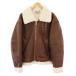 vetomombetomonVETEMENTS VTMNTS мутон жакет B3sia кольцо внешний L Brown VL18JA120X /KH мужской 