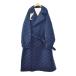  не использовался товар sinyakozkaSHINYA KOZUKA 24AW TRENCH WITH KAPOK KNOT стеганое полотно тренчкот длинный L темно-синий темно-синий 2402SK11