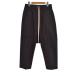  Rick Owens Rick Owens 23AW укороченные брюки draw -тактный кольцо брюки шаровары 46 чёрный черный RU02C7381-TE *AA* мужской 