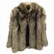  SaGa лиса SAGA FOX мех лисы пальто мех короткий 13 чай Brown /AE женский 
