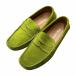 Prada PRADA замша обувь для вождения Loafer туфли-лодочки 5 24.0cm зеленый зеленый 2DD 001 *AA* женский 