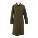  Ralph Lauren RALPH LAUREN стеганое пальто длинный с хлопком отложной воротник внешний 13 хаки CMRL CA2007 /YM женский 