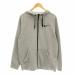  Nike NIKE DRI-FIT флис полный Zip f-ti Parker длинный рукав Logo принт XL серый 860466-063 /KU мужской 