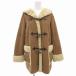 B&amp;Y United Arrows BEAUTY&amp;YOUTH красота &amp; Youth искусственный мутон полупальто "даффл коут" Short S чай Brown 