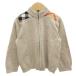  Burberry BURBERRYnoba проверка Zip выше вязаный жакет 92cm бежевый /GV #GY14 Kids 