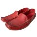  Prada PRADA Loafer обувь для вождения туфли без застежки кожа 36 красный #IB0101 1D 1464 женский 