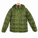  L e рубин nL.L.BEAN 2WAY пуховик длинный рукав проверка зеленый M Kids 