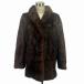 темно-желтый норка пальто мех натуральный мех Brown 13 номер XL соответствует женский 