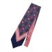  Versace Versace .VERSACE общий рисунок галстук цветок шелк темно-синий Pink Lady -s