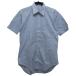  Balmain BALMAIN рубашка короткий рукав голубой серия L размер соответствует 0324 мужской 