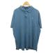  Polo Ralph Lauren POLO RALPH LAUREN б/у одежда рубашка-поло короткий рукав po колено вышивка XXL синий голубой #MET2 мужской 