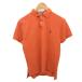  Polo Ralph Lauren POLO RALPH LAUREN рубашка-поло короткий рукав po колено вышивка M orange *AA* #MET2 мужской 