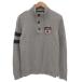  Tommy Hilfiger TOMMY HILFIGER вязаный свитер S серый длинный рукав кнопка ne Klein дизайн /ML #IBO91 мужской 