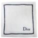  не использовался товар Christian Dior Christian Diorwoshu Cross полотенце для рук носовой платок Logo белый белый темно-синий темно-синий женский 