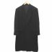  Lanvin LANVIN Пальто Честерфилд двойной длинный длина шерсть R48-45 чёрный черный мужской 