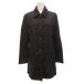  Max Mara we k end линия MAX MARA WEEKEND LINE пальто с отложным воротником средний длина gun patch 42 чёрный черный /JS #IBO100