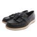  Cole Haan COLE HAAN 10 годовщина кисточка Loafer обувь кожа 7.5 чёрный черный /FF #IBO105 женский 