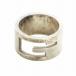 Gucci GUCCI кольцо Blanc tedo аксессуары кольцо cut наружный G Silver925 Logo 15 номер серебряный цвет #GY17 /MQ #OH мужской 