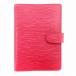  Louis Vuitton LOUIS VUITTON Agenda PM epi блокнот обложка для книги 6 дыра тип Logo красный красный /AE прочее 