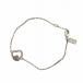  Coach COACH браслет аксессуары браслет Silver925 Logo стразы Heart серебряный цвет #GY18 /MQ женский 