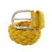  Barneys New York BARNEYS NEW YORK ремень вязаный замша земля 95/110 желтый желтый /FT мужской 