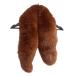  No-brand пелерина muffler палантин мех чай Brown #GY99 женский 