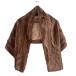 mitsukosiMITSUKOSHI палантин muffler шаль чай Brown #GY99 женский 