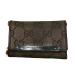  Gucci GUCCI чехол для ключей GG Logo общий рисунок парусина 6 полосный чай Brown #GY99 мужской женский 