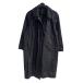  Uniqlo UNIQLO U пальто с отложным воротником длинный S чёрный черный #BM мужской 