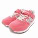  не использовался товар New balance NEW BALANCE с биркой спортивные туфли обувь Logo текстильная застёжка липучка 18cm розовый /JS Kids 