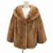 Annis Furs EMBA норка меховое пальто жакет мех короткий оттенок коричневого /UO женский 
