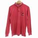  Munsingwear одежда MUNSINGWEAR рубашка-поло Logo вышивка олень. .. карман розовый /JS 1111 мужской 