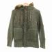  дизель DIESEL Zip выше Parker стеганная куртка low gauge вязаный блузон нейлон переключатель XS зеленый зеленый /UO мужской 