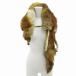  No-brand пелерина muffler мех лисы мех чай Brown /AE #GY99 женский 