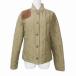  Ralph Lauren RALPH LAUREN стеганная куртка блузон с хлопком переключатель кожаный салон chi11 L соответствует оттенок коричневого X женский 