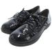 no-voNUOVO PLAIN OXFORD простой оскфорд платье обувь эмаль S черный NC30130 /UO #YHS2 женский 