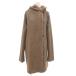  rosso ROSSO Urban Research прекрасный товар искусственный мутон длинное пальто F бежевый с капюшоном ./YJ #YHS16 женский 