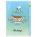 3 карман прозрачный держатель A5 карман файл Snoopy Peanuts пудинг APJ