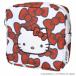  Hello Kitty cosme сумка квадратное сумка HELLO KITTY RIBBON красный Sanrio efe- Be Japan 