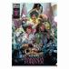 A4 одиночный прозрачный файл прозрачный папка - черный Panther wa can da four ever in блокировка MARVEL