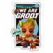 da ikatto наклейка da ikatto стикер A WE ARE GROOT MARVEL in блокировка декоративный элемент наклейка герой 