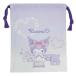  сумка мешочек S черный mi лиловый Sanrio maru yosi новый . период подготовка смешанные товары детский сад ученик начальной школы . покупка 